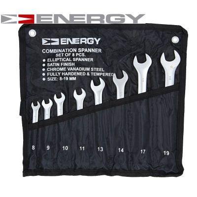 Uzgriežņu atslēgu komplekts ENERGY NE01000SK8