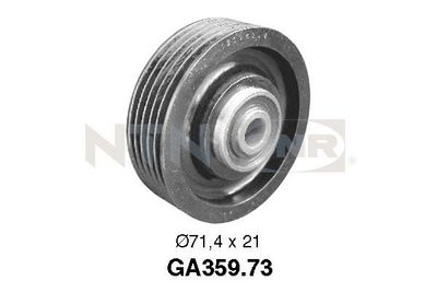 Паразитный / ведущий ролик, поликлиновой ремень SNR GA359.73