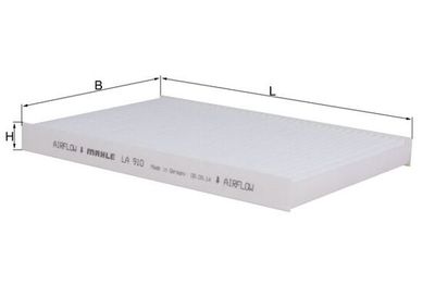 Фильтр, воздух во внутренном пространстве MAHLE LA 910