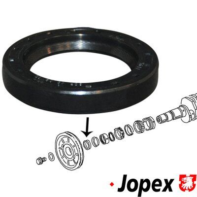 Уплотняющее кольцо, коленчатый вал JP GROUP 8119500500