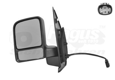 Ārējais atpakaļskata spogulis VAN WEZEL 1884807