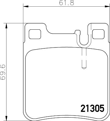 Bremžu uzliku kompl., Disku bremzes HELLA PAGID 8DB 355 007-581