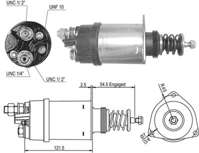 Ievilcējrelejs, Starteris MAGNETI MARELLI 940113050009