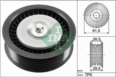 Parazīt-/Vadrullītis, Ķīļrievu siksna Schaeffler INA 532 0808 10