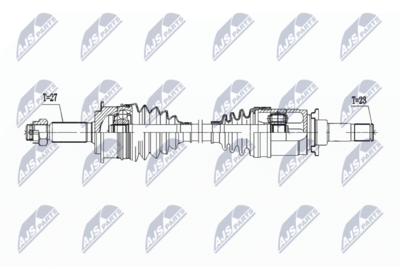 Приводной вал NTY NPW-PE-105