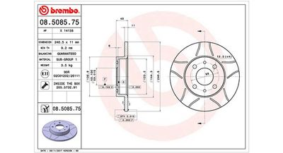 Тормозной диск MAGNETI MARELLI 360406021605