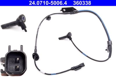 Devējs, Riteņu griešanās ātrums ATE 24.0710-5006.4