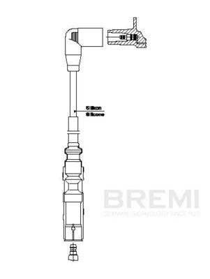 Провод зажигания BREMI 1A32E58