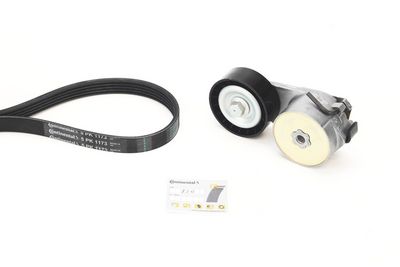 Ķīļrievu siksnu komplekts CONTINENTAL CTAM 5PK1173K1