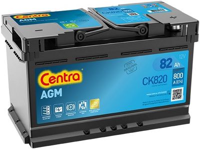 Стартерная аккумуляторная батарея CENTRA CK820