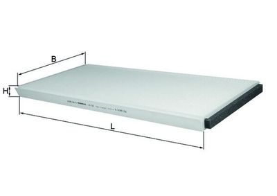 Фильтр, воздух во внутренном пространстве KNECHT LA 62