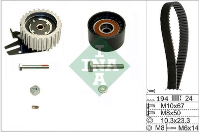 Комплект ремня ГРМ Schaeffler INA 530 0561 10