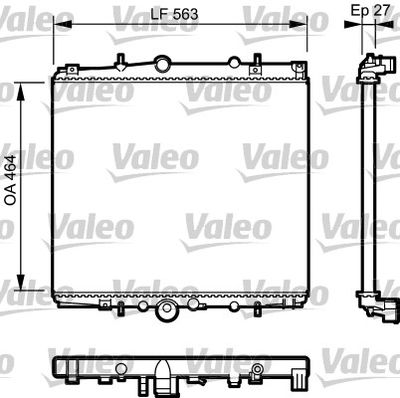 Radiators, Motora dzesēšanas sistēma VALEO 732945
