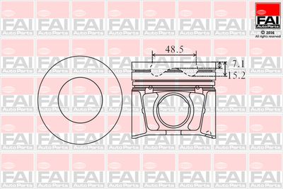 Поршень FAI AutoParts PK10-000