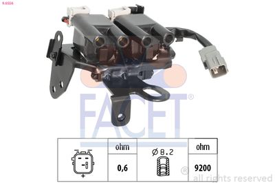 Катушка зажигания FACET 9.6556