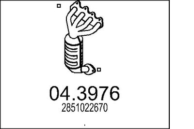 Катализатор MTS 04.3976