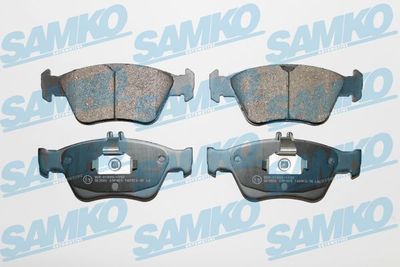 Комплект тормозных колодок, дисковый тормоз SAMKO 5SP409