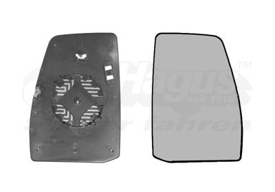 Spoguļstikls, Ārējais atpakaļskata spogulis VAN WEZEL 1987832