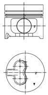 Поршень KOLBENSCHMIDT 40039600