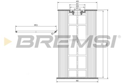 Топливный фильтр BREMSI FE0154