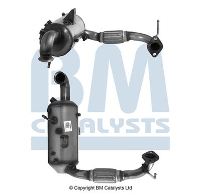 Nosēdumu-/Daļiņu filtrs, Izplūdes gāzu sistēma BM CATALYSTS BM11244HP