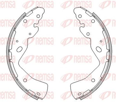 Тормозные колодки REMSA 4232.01