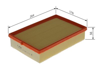 Gaisa filtrs BOSCH F 026 400 693