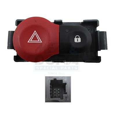 Avārijas gaismas signāla slēdzis MEAT & DORIA 23647