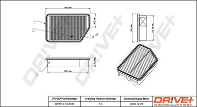 Воздушный фильтр Dr!ve+ DP1110.10.0181