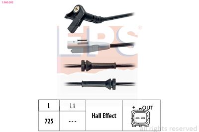 Devējs, Riteņu griešanās ātrums EPS 1.960.092