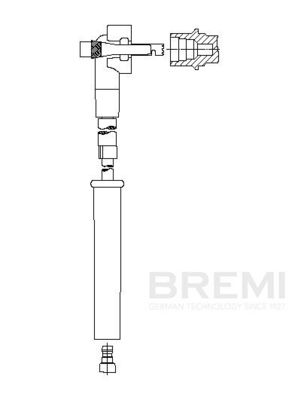 Augstsprieguma vads BREMI 893E100