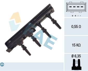 Aizdedzes spole FAE 80237