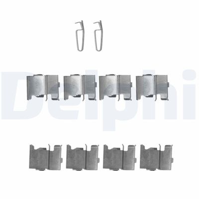 Piederumu komplekts, Disku bremžu uzlikas DELPHI LX0522