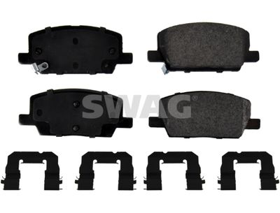 Bremžu uzliku kompl., Disku bremzes SWAG 33 10 3825
