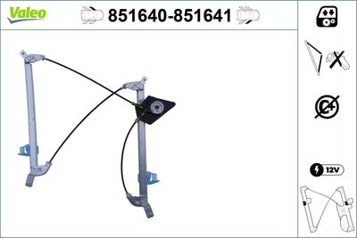 Стеклоподъемник VALEO 851640