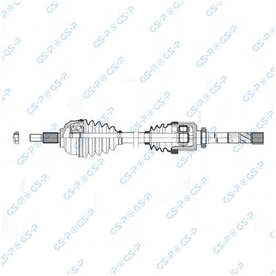 Приводной вал GSP 250562OL