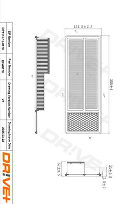 Воздушный фильтр Dr!ve+ DP1110.10.0178