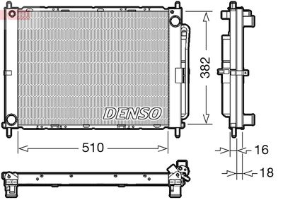 Dzesēšanas modulis DENSO DRM46102