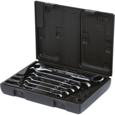 Uzgriežņu atslēgu komplekts ar sprūdmehānismu KS TOOLS 503.4646