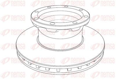 Тормозной диск REMSA NCA1195.20