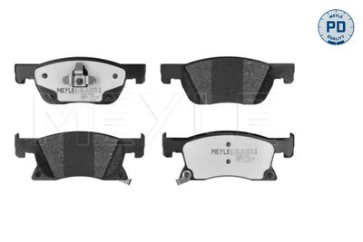 Комплект тормозных колодок, дисковый тормоз MEYLE 025 223 4220/PD