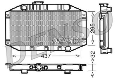 Radiators, Motora dzesēšanas sistēma DENSO DRM10011