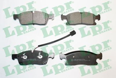 Комплект тормозных колодок, дисковый тормоз LPR 05P2124