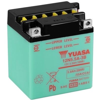 Startera akumulatoru baterija YUASA 12N5.5A-3B
