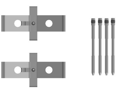 Комплектующие, колодки дискового тормоза TEXTAR 82557200