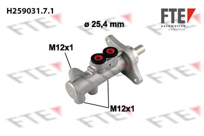 Galvenais bremžu cilindrs FTE 9220366