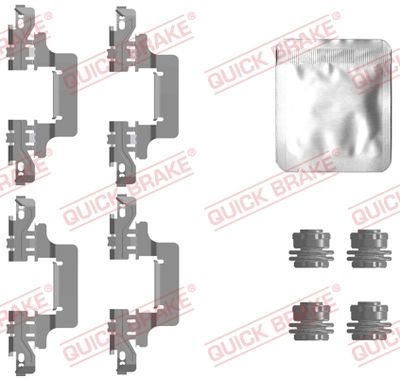 Piederumu komplekts, Disku bremžu uzlikas QUICK BRAKE 109-0129