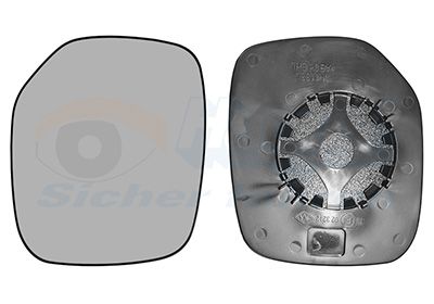 VAN WEZEL 0903831 Spoguļstikls, Ārējais atpakaļskata