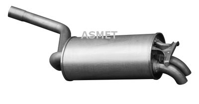 Глушитель выхлопных газов конечный ASMET 01.024