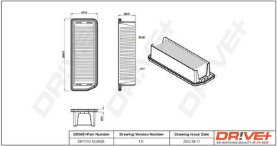 Воздушный фильтр Dr!ve+ DP1110.10.0626